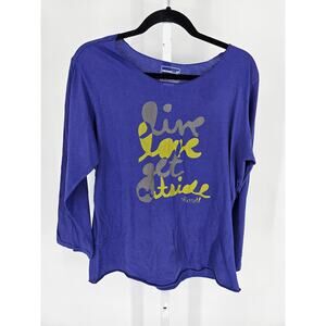 Merrell Womens Sz XL Long Sleeve Organic Cotton T Shirt Live Love Get Outside